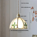 GobekUsa Glass LED Pendant Lamp Adjustable Loft Kitchen Light Fixture