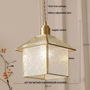 GobekUsa Glass LED Pendant Lamp Adjustable Loft Kitchen Light Fixture
