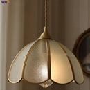 GobekUsa Glass LED Pendant Lamp Adjustable Loft Kitchen Light Fixture