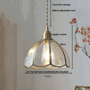 GobekUsa Glass LED Pendant Lamp Adjustable Loft Kitchen Light Fixture