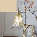 GobekUsa Glass LED Pendant Lamp Adjustable Loft Kitchen Light Fixture