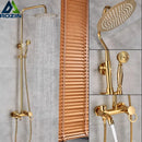 GobekUsa 3-way Shower Faucet Set with Rainfall and Waterfall Spout