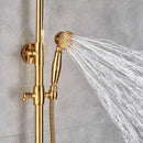 GobekUsa 3-way Shower Faucet Set with Rainfall and Waterfall Spout