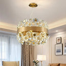 GobekUsa Crystal Pendant Chandelier for Kitchen Living Room Restaurant Island