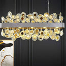 GobekUsa Crystal Pendant Chandelier for Kitchen Living Room Restaurant Island
