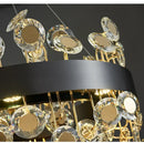 GobekUsa Crystal Pendant Chandelier for Kitchen Living Room Restaurant Island