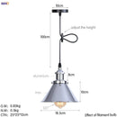 GobekUsa Gold Retro Edison LED Pendant Lights for Dinning Living Room Industrial Decor