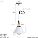 GobekUsa Gold Retro Edison LED Pendant Lights for Dinning Living Room Industrial Decor