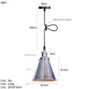 GobekUsa Gold Retro Edison LED Pendant Lights for Dinning Living Room Industrial Decor