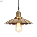 GobekUsa Gold Retro Edison LED Pendant Lights for Dinning Living Room Industrial Decor