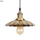 GobekUsa Gold Retro Edison LED Pendant Lights for Dinning Living Room Industrial Decor