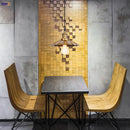 GobekUsa Gold Retro Edison LED Pendant Lights for Dinning Living Room Industrial Decor