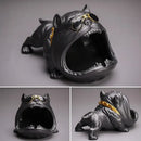GobekUsa Bulldog Ceramic Ashtray - Desktop Smoking Accessories for Weed - Portable Ashtray Gift