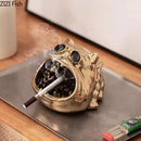 GobekUsa Bulldog Ceramic Ashtray - Desktop Smoking Accessories for Weed - Portable Ashtray Gift