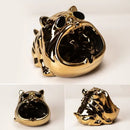 GobekUsa Bulldog Ceramic Ashtray - Desktop Smoking Accessories for Weed - Portable Ashtray Gift