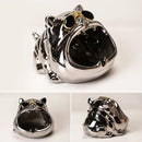 GobekUsa Bulldog Ceramic Ashtray - Desktop Smoking Accessories for Weed - Portable Ashtray Gift