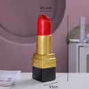 Gold & silver lipstick vase resin bedroom flower ornament by Decorbites