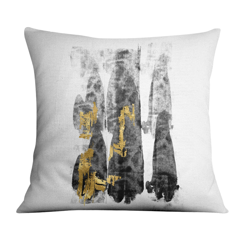 Gold Smear A Cushion