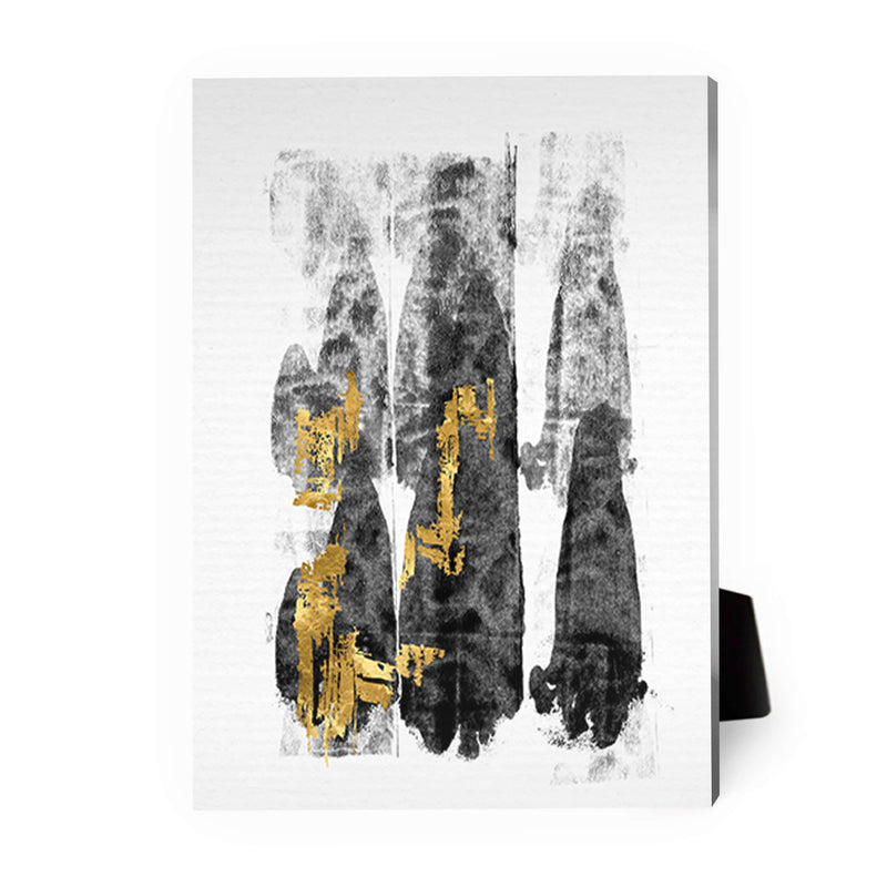 Gold Smear C Desktop Canvas