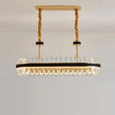 GobekUsa Gold Stainless Steel Crystal Chandelier for Dinning Room