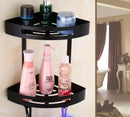 GobekUsa Gold Stainless Steel Bathroom Corner Shelf – Rose Gold Shower Caddy
