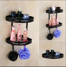 GobekUsa Gold Stainless Steel Bathroom Corner Shelf – Rose Gold Shower Caddy