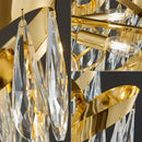 GobekUsa LED Sunflower Crystal Ceiling Chandelier for Home Decor and Lighting Fixture