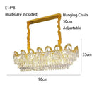 GobekUsa LED Sunflower Crystal Ceiling Chandelier for Home Decor and Lighting Fixture