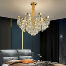 GobekUsa LED Sunflower Crystal Ceiling Chandelier for Home Decor and Lighting Fixture