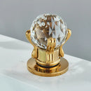 GobekUsa Gold Swan Crystal Handle Bathroom Faucet - Deck Mounted Basin Mixer Tap