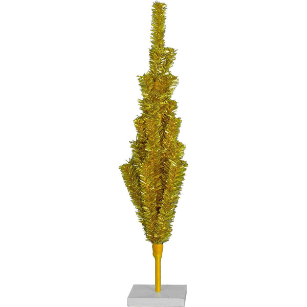 Gold Tinsel Tree with 1in Thin Brush, photo 2 of 10