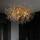 GobekUsa Gold Tree Branch Chandelier for Dining Room