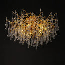 GobekUsa Gold Tree Branch Chandelier for Dining Room