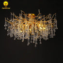 GobekUsa Gold Tree Branch Chandelier for Dining Room