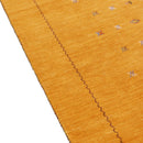Gold Tribal Medallion Hand Loomed Wool Area Rug with Accents by The Rug Decor