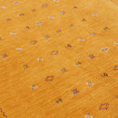 Gold Tribal Center Medallion Hand Loomed Wool Area Rug
