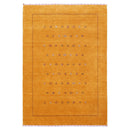 Gold Tribal Center Medallion Hand Loomed Wool Area Rug