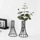 Modern gold vase with eucalyptus branches desk decoration office by Decorbites