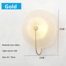 GobekUsa Glass Stripe Gold Wall Lamp for Modern Nordic Bedroom and Bathroom Decoration