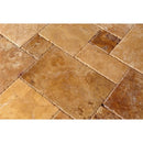 Gold Yellow Travertine 2" x 12" OG-1 Molding Honed Tile