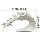 GobekUsa Galloping Horse Luxury Sculpture: Elegant Decor for Office, Living Room & Store.