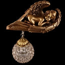 GobekUsa Little Angel Wall Lamp: Creative Bedroom Decor for Living Room & Children's Spaces