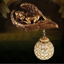 GobekUsa Little Angel Wall Lamp: Creative Bedroom Decor for Living Room & Children's Spaces