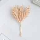 Golden artificial autumn branches set living room decor by Decorbites