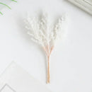 Golden artificial autumn branches set living room decor by Decorbites