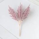 Golden artificial autumn branches set living room decor by Decorbites