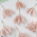 Golden artificial autumn branches set living room decor by Decorbites