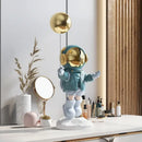 GobekUsa Balloon Astronaut Resin Home Decor Crafts Figurines Statue Sculpture Bookcase Decor