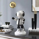 GobekUsa Balloon Astronaut Resin Home Decor Crafts Figurines Statue Sculpture Bookcase Decor