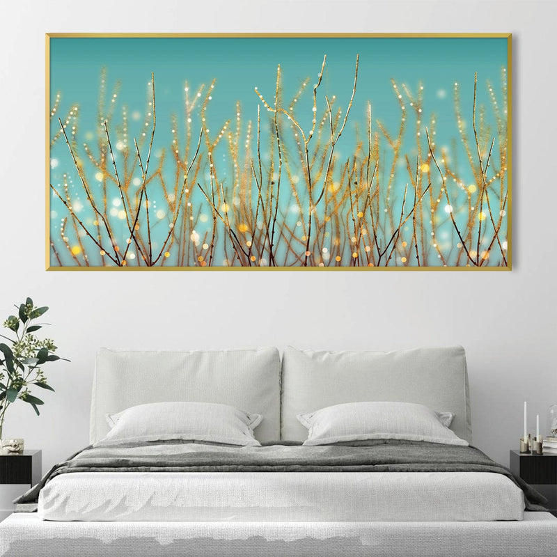 Golden Aurora Canvas